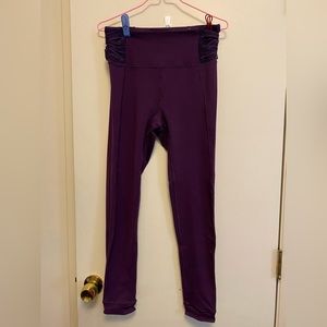 Calia leggings with braided waistband accent